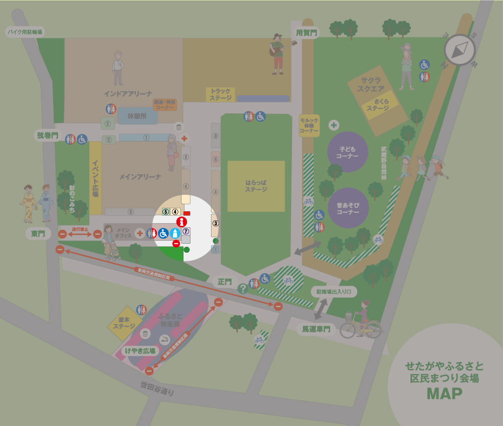 復興物産展MAP